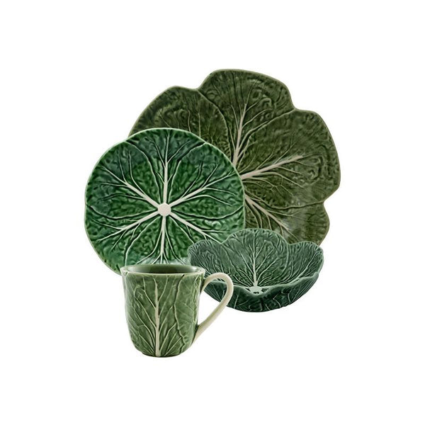 Load image into Gallery viewer, Bordallo Pinheiro Cabbage - 4 PPS - Green
