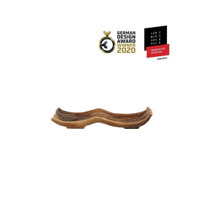 Bordallo Pinheiro Bananas from Madeira - Tray 2 Divisions 13", Set of 2