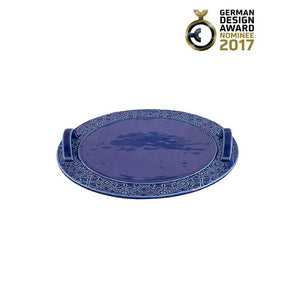 Bordallo Pinheiro Rua Nova - Cheese Tray Indigo