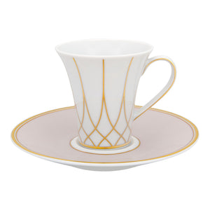 Vista Alegre Terrace - Espresso Cup & Saucer, set of 4