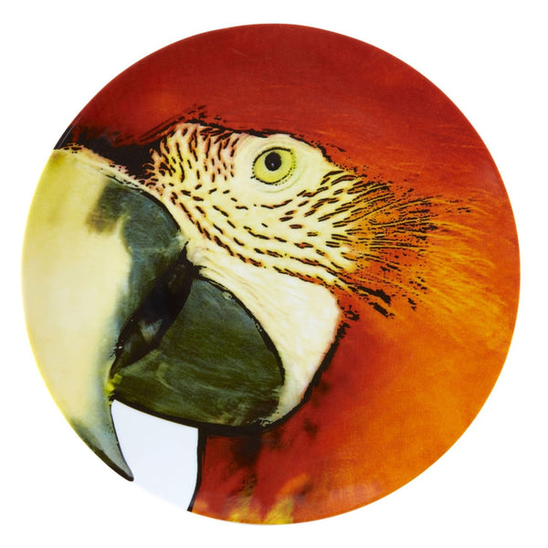 Load image into Gallery viewer, Vista Alegre Olhar O Brasil - Charger Plate Red Macaw
