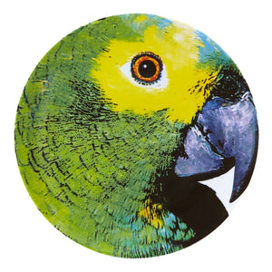 Vista Alegre Olhar O Brasil - Charger Plate Parrot