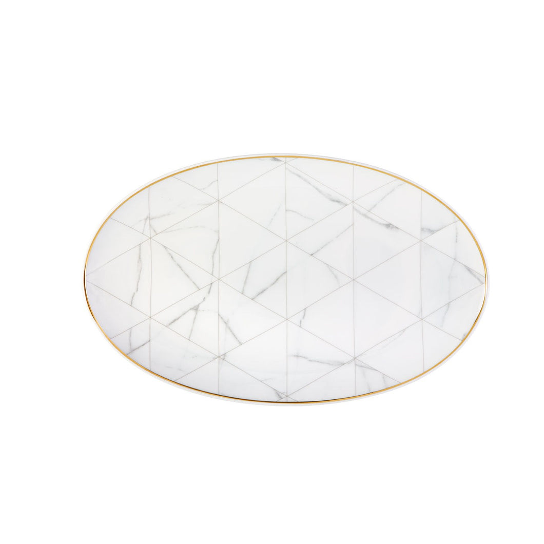 Vista Alegre Carrara - Large Oval Platter, set of 2
