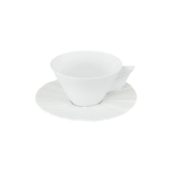 Load image into Gallery viewer, Vista Alegre Matrix - Tea Cup And Saucer, set of 4
