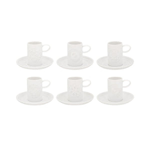 Vista Alegre Ornament - Set Of 6 Coffee Cup & Saucer