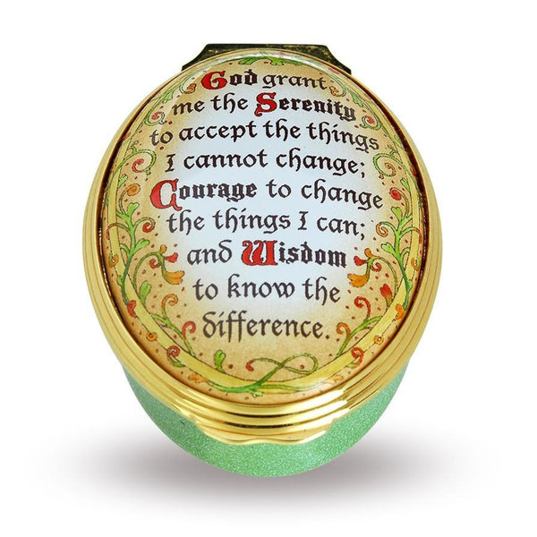 Load image into Gallery viewer, Halcyon Days &quot;Serenity Prayer&quot; Enamel Box
