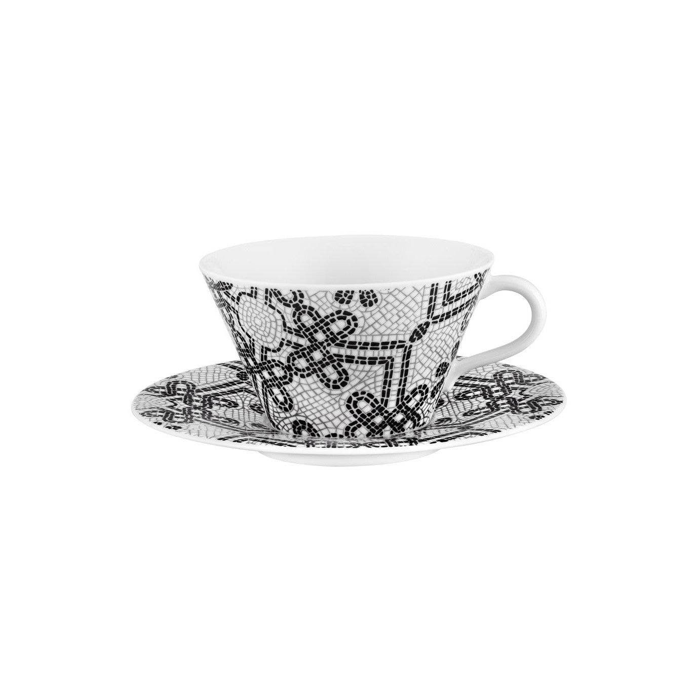 Vista Alegre Portuguese Cobblestone Coffee Cups & Saucers