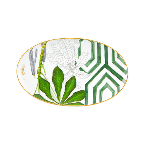Vista Alegre Amazonia - Small Oval Platter, Set of 2