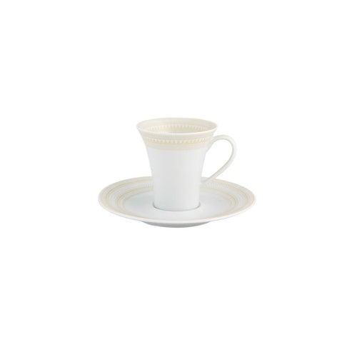 Vista Alegre Ivory - Coffee Cup And Saucer, Set of 4