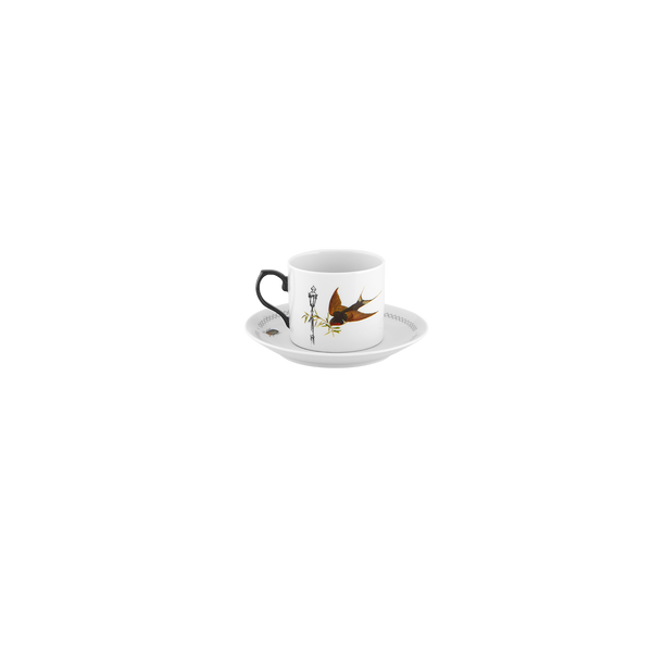 Load image into Gallery viewer, Vista Alegre Petites Histoires - Set 2 Tea Cup &amp; Saucers
