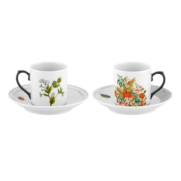 Load image into Gallery viewer, Vista Alegre Petites Histoires - Set 2 Coffee Cup &amp; Saucers
