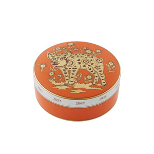 Vista Alegre Golden - Large Round Box Pig