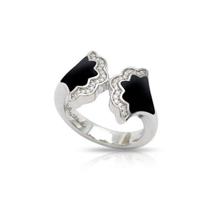 Belle Etoile Astoria Ring - Genuine Onyx