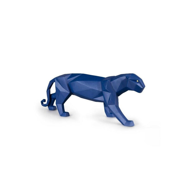 Load image into Gallery viewer, Lladro Panther Figurine - Blue Matte
