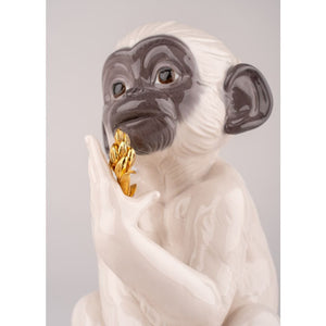 Lladro Little Monkey Figurine