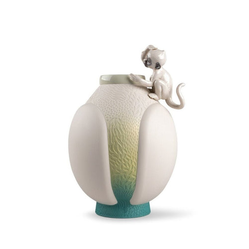 Lladro Monkey vase