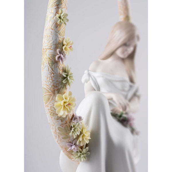 Load image into Gallery viewer, Lladro In Her Thoughts Woman Figurine
