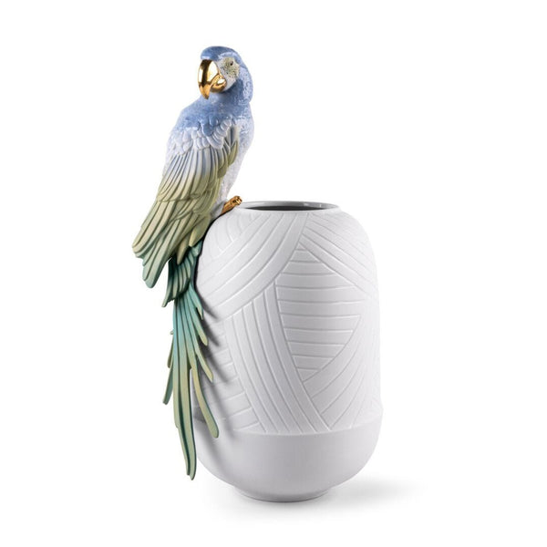 Load image into Gallery viewer, Lladro Macaw Bird Vase
