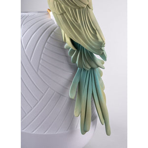 Lladro Macaw Bird Vase