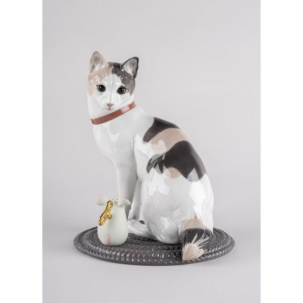 Load image into Gallery viewer, Lladro Cat &amp; Mouse game
