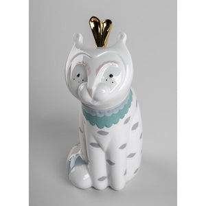 Lladro Unusual Friends - Cat Figurine