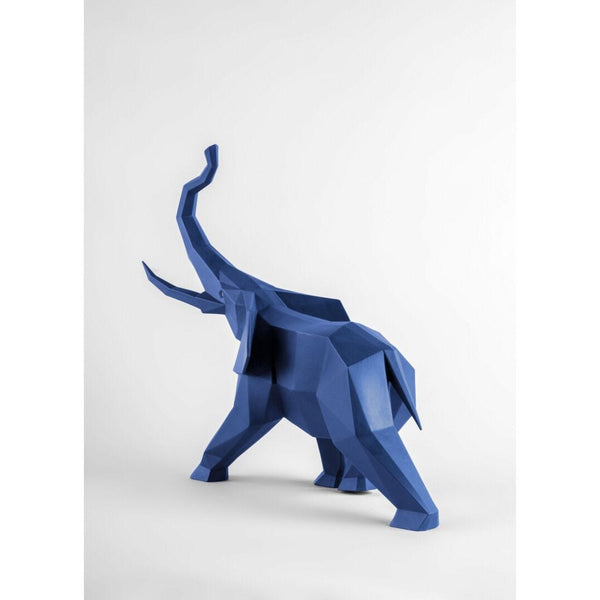 Load image into Gallery viewer, Lladro Elephant (Blue) Sculpture
