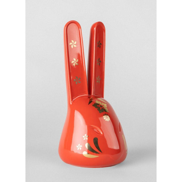 Load image into Gallery viewer, Lladro The Rabbit (Red &amp; Gold) Sculpture
