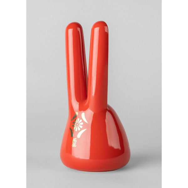 Load image into Gallery viewer, Lladro The Rabbit (Red &amp; Gold) Sculpture
