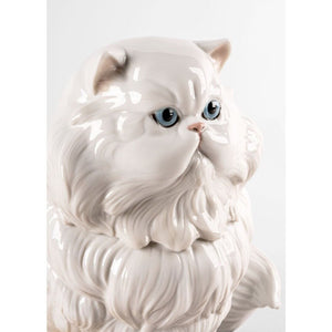 Lladro Persian Cat Sculpture