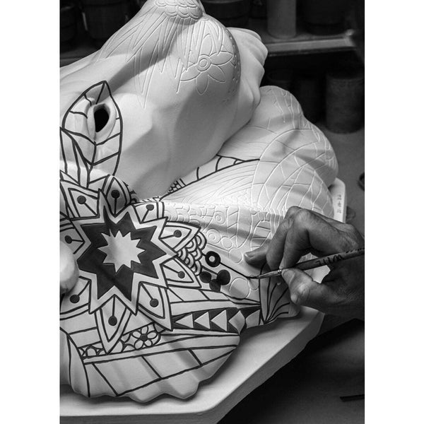 Load image into Gallery viewer, Lladro Lion Mask / Wild Nature Sculpture
