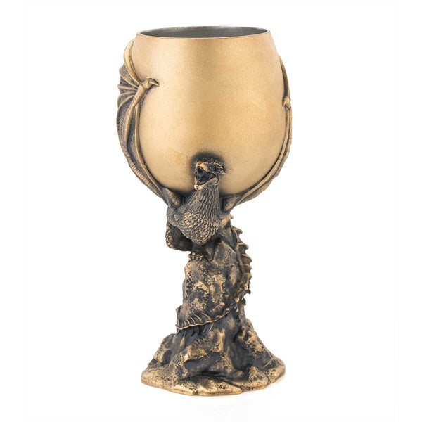 Load image into Gallery viewer, Royal Selangor Limited Edition Gilt Drogon Goblet
