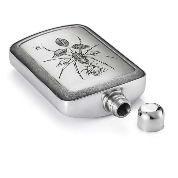 Load image into Gallery viewer, Royal Selangor Limited Edition Vu Noir Spider Hip Flask
