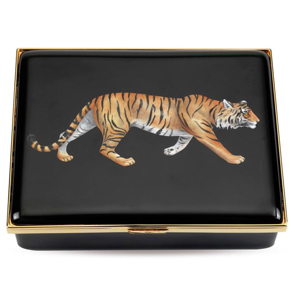 Load image into Gallery viewer, Halcyon Days &quot;Tiger Prestige&quot; Enamel Box
