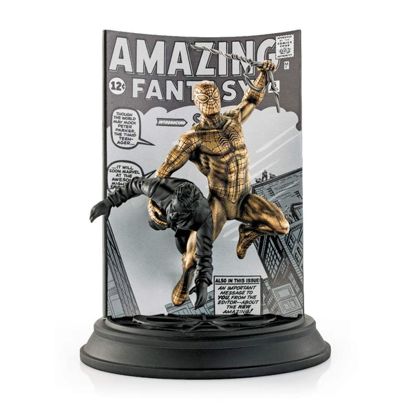 Load image into Gallery viewer, Royal Selangor Limited Edition Gilt Spider-Man Amazing Fantasy #15
