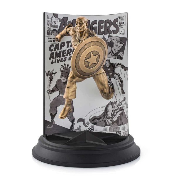 Load image into Gallery viewer, Royal Selangor Limited Edition Gilt Captain America The Avengers #4
