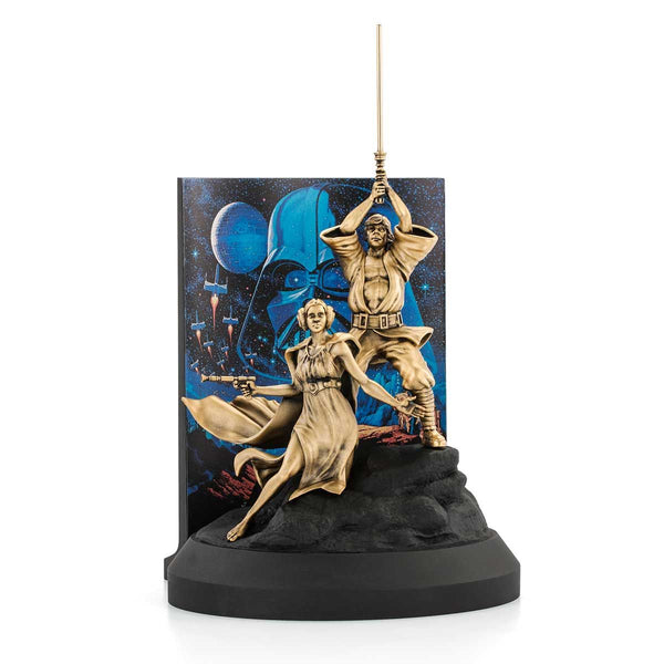 Load image into Gallery viewer, Royal Selangor Limited Edition Gilt A New Hope Diorama
