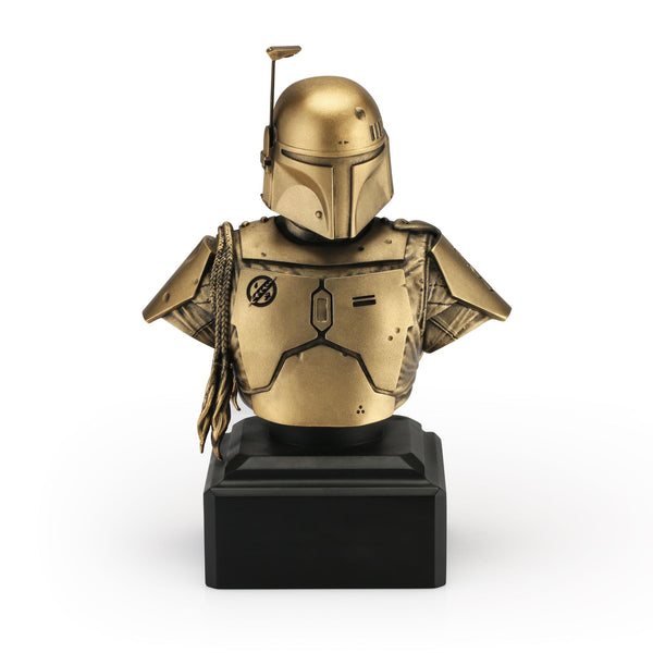 Load image into Gallery viewer, Royal Selangor Limited Edition Gilt Boba Fett Bust
