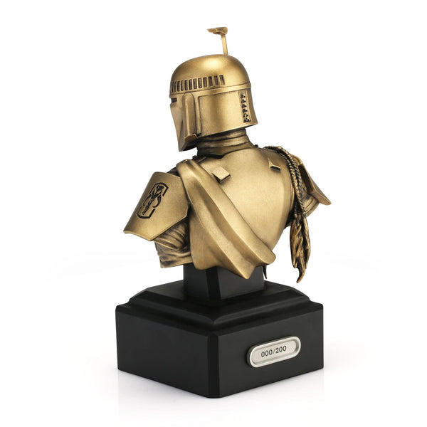 Load image into Gallery viewer, Royal Selangor Limited Edition Gilt Boba Fett Bust
