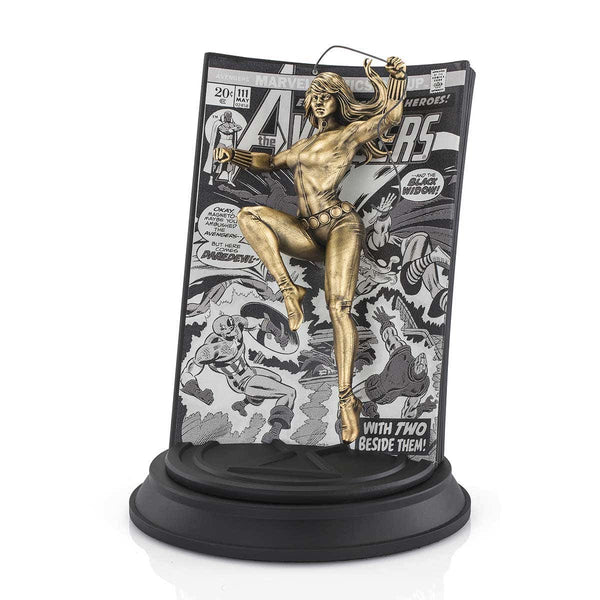 Load image into Gallery viewer, Royal Selangor Limited Edition Gilt Black Widow Avengers Volume 1 #111
