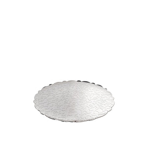 Alessi Dressed Round Tray Stainless Steel / Cm 35 || Inch 13¾″