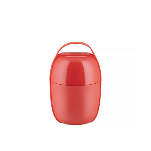 Alessi Food a Porter, Two Compartment Lunch Pot, Red
