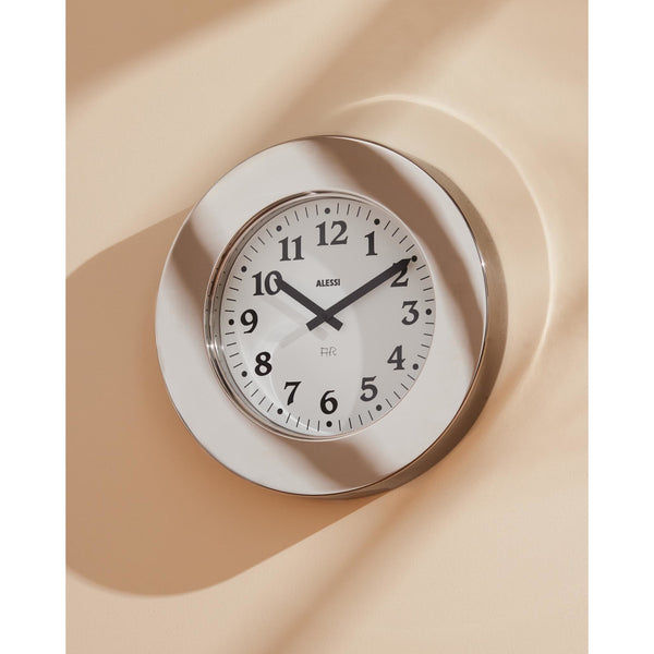 Load image into Gallery viewer, Alessi Momento Wall Clock Inox
