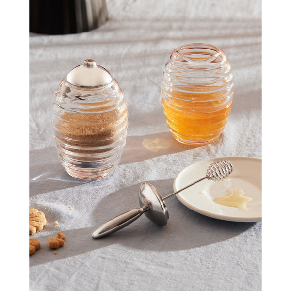 Load image into Gallery viewer, Alessi Honey Pot Honey Jar With Dipper
