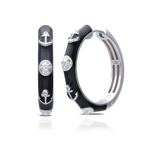 Belle Etoile Maritime Earrings - Black