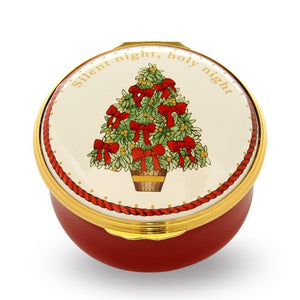 Halcyon Days "Silent Night - Christmas Tree" Musical Box