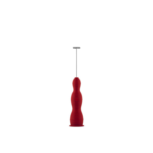 Alessi Pulcina Milk Frother Red