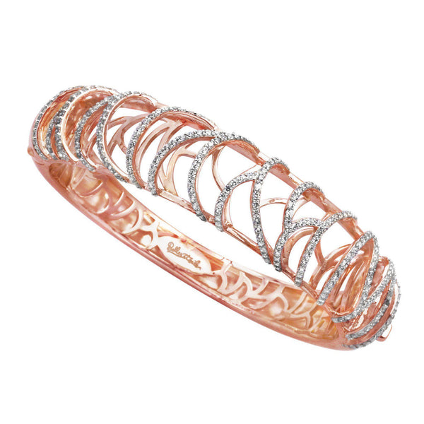 Load image into Gallery viewer, Belle Etoile Monaco Bangle - Rose Gold
