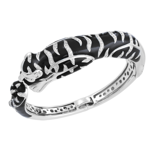 Load image into Gallery viewer, Belle Etoile Tigre Bangle - Black
