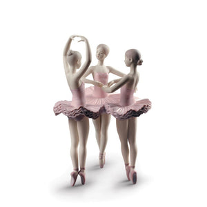 Lladro Our Ballet Pose Dancers Figurine