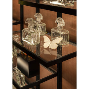 Lladro Butterfly Figurine - Golden Luster & White